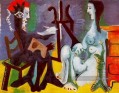 L’artiste et son modèle 3 1963 cubisme Pablo Picasso
